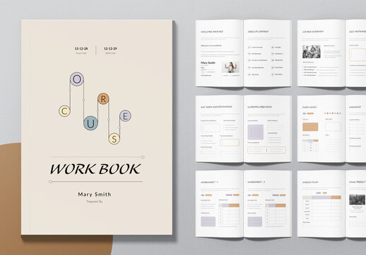Course Workbook Template Layout