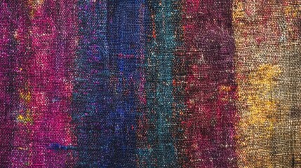 Obraz premium Abstract Colorful Woven Textile Fabric Texture