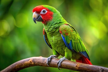 Red-Crowned Amazon Parrot Photography: Stunning Images of Exotic Birds, Bird Pictures, Amazon Parrot Pictures, Wildlife Photography