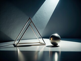 Abstract shapes and geometric forms: minimalist symbol photography exploring conceptual art.