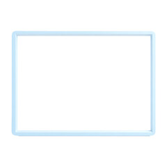blue square frame