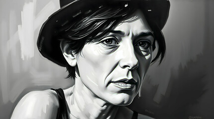 portrait of a young woman