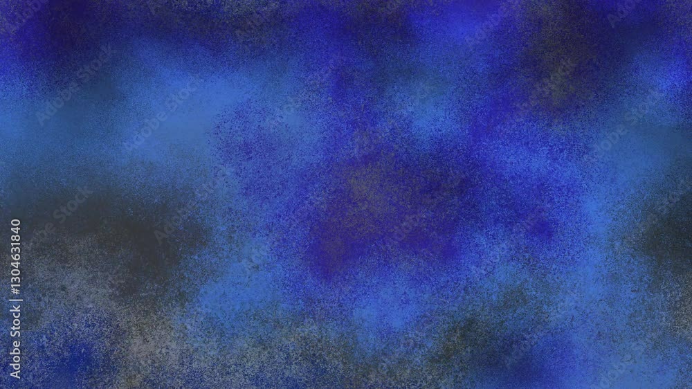 Aufkleber Blue grainy gradient background noise texture blurred dark light ideal for technology presentations, web design, digital art projects, and futuristic