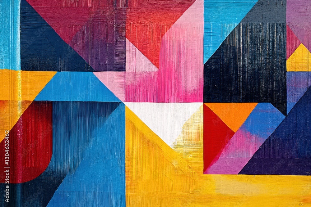 Poster abstract texture background featuring multicolor geometric shapes creating a vibrant and dynamic vis