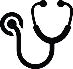 Stethoscope icon. Vector illustration