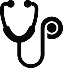 Stethoscope icon. Vector illustration