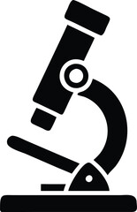 Microscope simple icon on white background. Microscope sign Vector