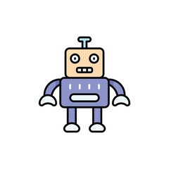 Toy Robot Vector icon