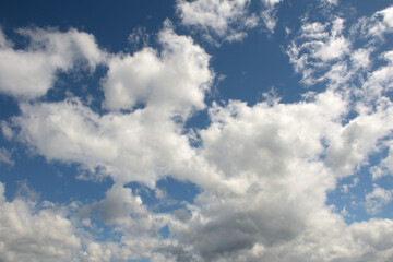 青い空と白い雲