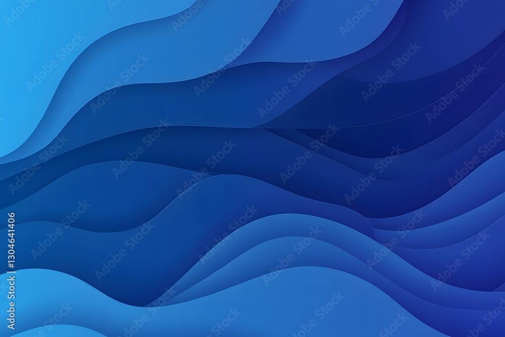 Poster abstract blue waves pattern with gradient shades and textured layers. this image is a perfect match 