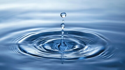 Water Drop Impact: A Symphony of Ripples and Reflections