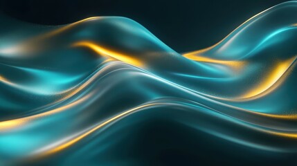 Fototapeta premium Abstract motion wallpaper with glowing trails of liquid energy in vibrant neon hues