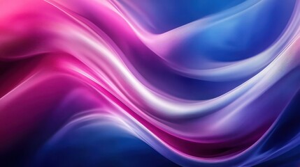 Hypnotic background with smooth neon streams of color creating a dynamic energy effect