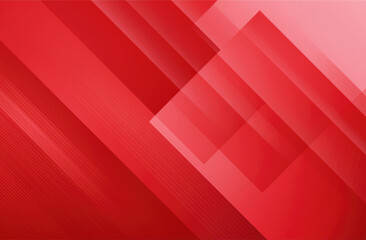Obraz premium Dynamic red abstract design featuring geometric shapes and subtle line textures.