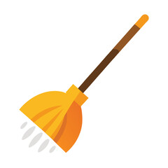 soft broom sweeping icon vector imaage  set on-white-background