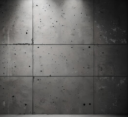 Old black background. Wallpaper in grunge style. Concrete texture. Black acrylic stains isolated on white. Hand drawn banner, label, frame shape. Black textured design elements.generative ai