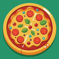 pizza vector