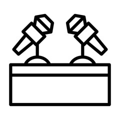 Conference vector icon