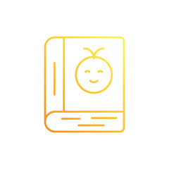 Baby Book Vector icon