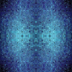 Navy blue glass mosaic seamless pattern, dark blue abstract texture with macro reflecting elements
