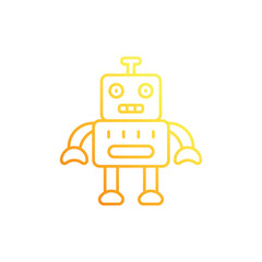 Toy Robot Vector icon