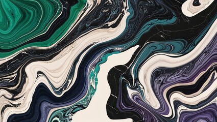 A mesmerizing swirl of colors creating depth and visual intrigue.