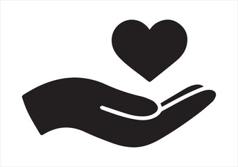 Heart held in hands symbolizing love and care in a romantic and thoughtful gesture