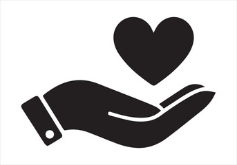 A 3D illustration of a heart in hand symbolizing love, romance, and care, perfect for Valentine's Day, health, and passion