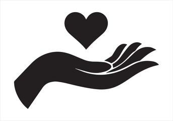 A woman holding a heart in her hands, symbolizing love and care, in a romantic and passionate gesture, perfect for Valentine's Day
