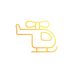 Toy Helicopter Vector icon