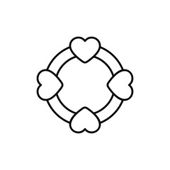 Teething Ring Vector icon