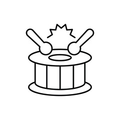 Musical Drum Vector icon