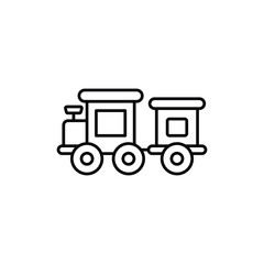 Toy Train Vector icon