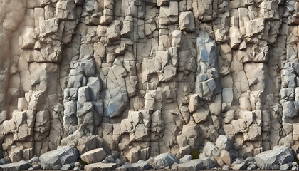 Texture minérale avec relief marqué et craquelures