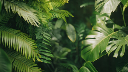 Dreamy Tropical Greenery on a Deserted Island Coast With Warm Lighting and Calming Vibes