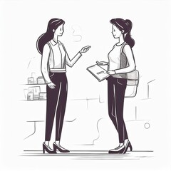 Firefly salesperson engages in conversation with a customer in a modern retail setting