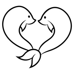 two hearts with wings