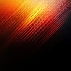 Abstract diagonal stripes with warm gradient hues of orange yellow and red for modern background