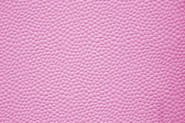 Aluminum bubbled metal sheet texture painted in pink color.
