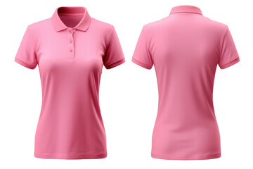 pink women t-shirt on transparent background on transparent background