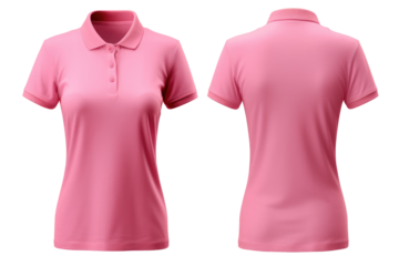 pink women t-shirt on transparent background on transparent background