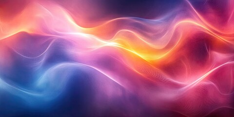 Vibrant abstract waves of color flowing together in a dynamic display of light and texture