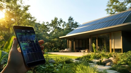 Smart home solar energy monitoring