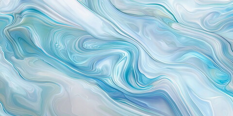Abstract sky blue background. Delicate stains of acrylic paint