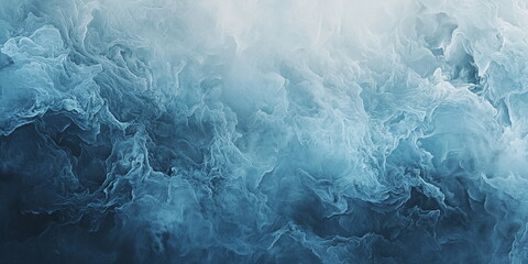 Abstract sky blue background. Paint stains, smooth gradient to white