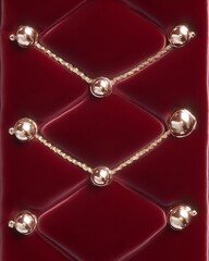 Obraz premium red leather texture