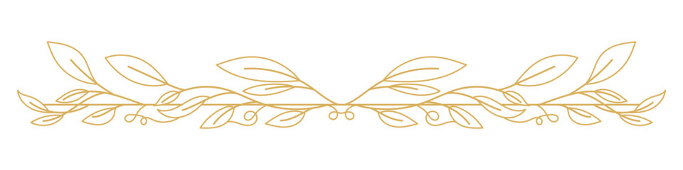 Vintage ornamental divider border design.