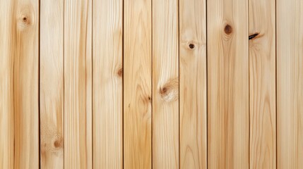 Naklejka premium Light Brown Vertical Wooden Planks Background