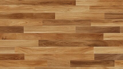Natural Light Brown Wooden Plank Flooring Texture