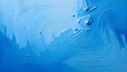 Obraz premium 캔버스 텍스처 배경에 파란색 붓질, 유화, 미술 콘셉트
